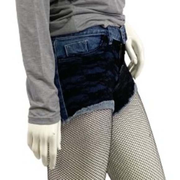 Guess I )enim Shorts Blue Size 27 Waist SKU 000318-1 - Picture 2 of 9